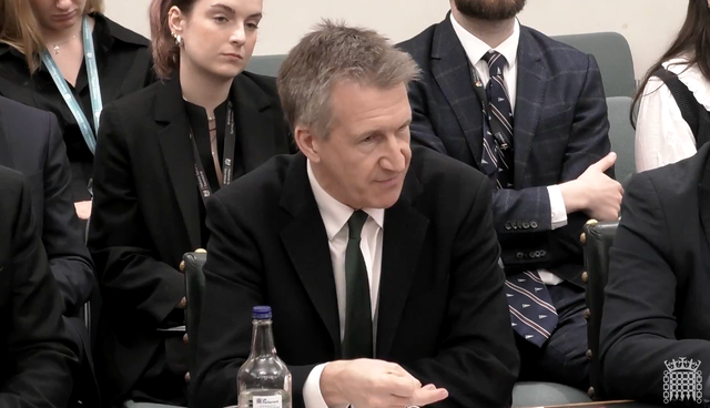<p>Dan Jarvis appears before the science and technology committee of MPs</p>