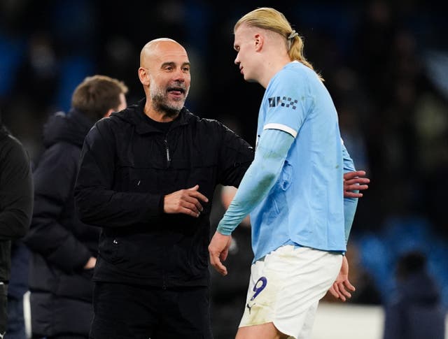 <p>Pep Guardiola has provided an update on Erling Haaland’s fitness</p>