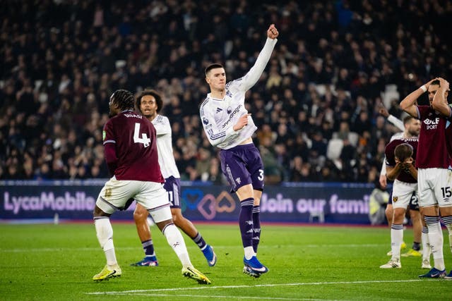 <p>Benjamin Sesko secured a late point for Man Utd with a stunning volley against West Ham</p>