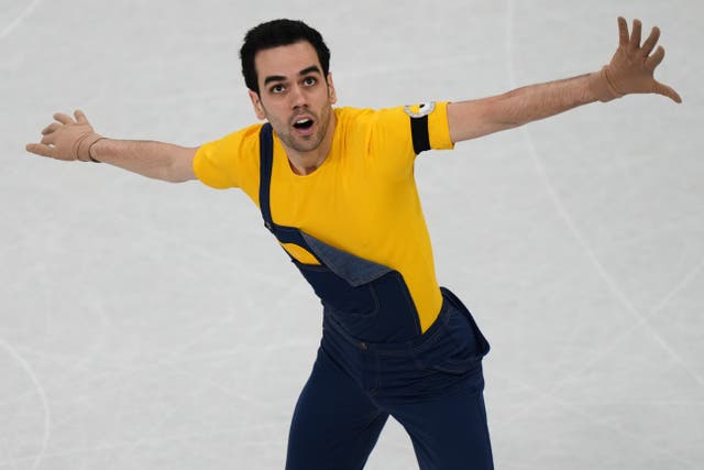 <p>Sabate finished 25th in the short program, falling one spot short of qualifying for Friday's free skate.</p>