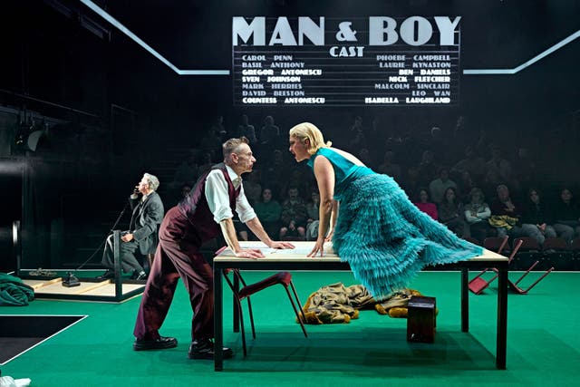Man and Boy review, Dorfman Theatre – Jarringly sober super-rich satire ...