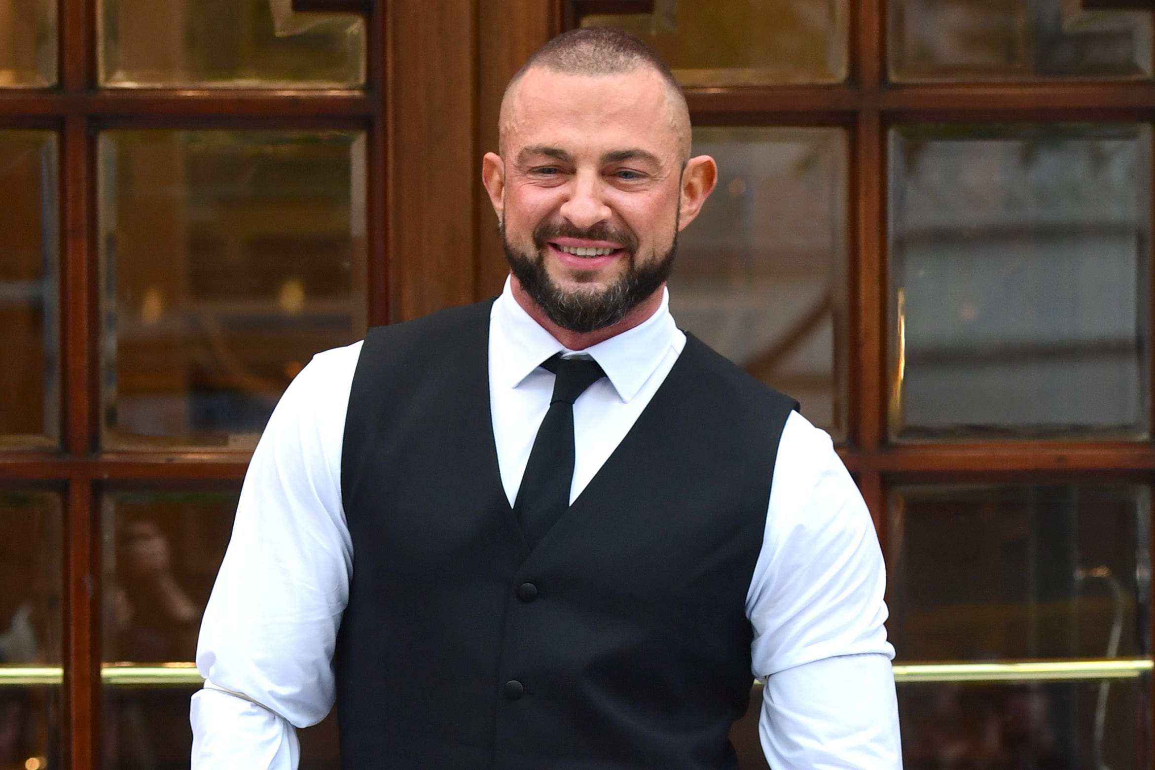 Robin Windsor was Emmerdale actress Lisa Riley’s professional partner in the 2012 series of Strictly Come Dancing (Ian West/PA)