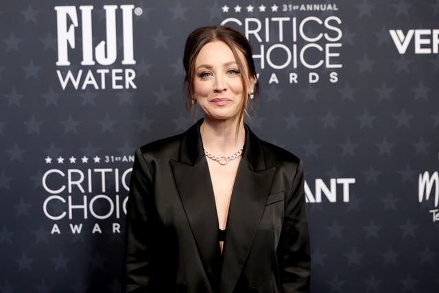 <p>Kaley Cuoco said after receiving Botox for the first time, she struggled to move her forehead</p>