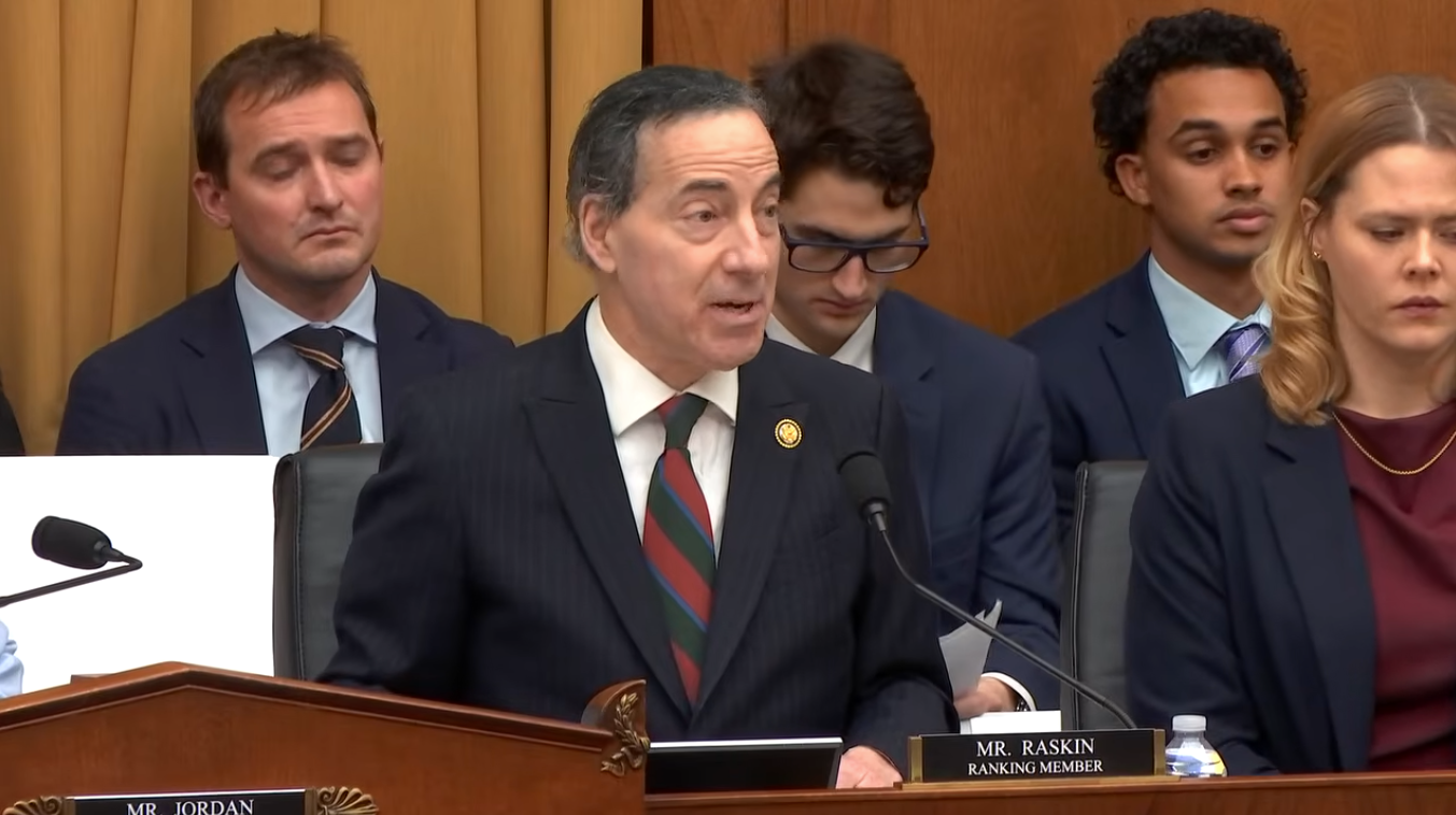 House Judiciary Committee member Jamie Raskin questioned Pam Bondi first Wednesday morning