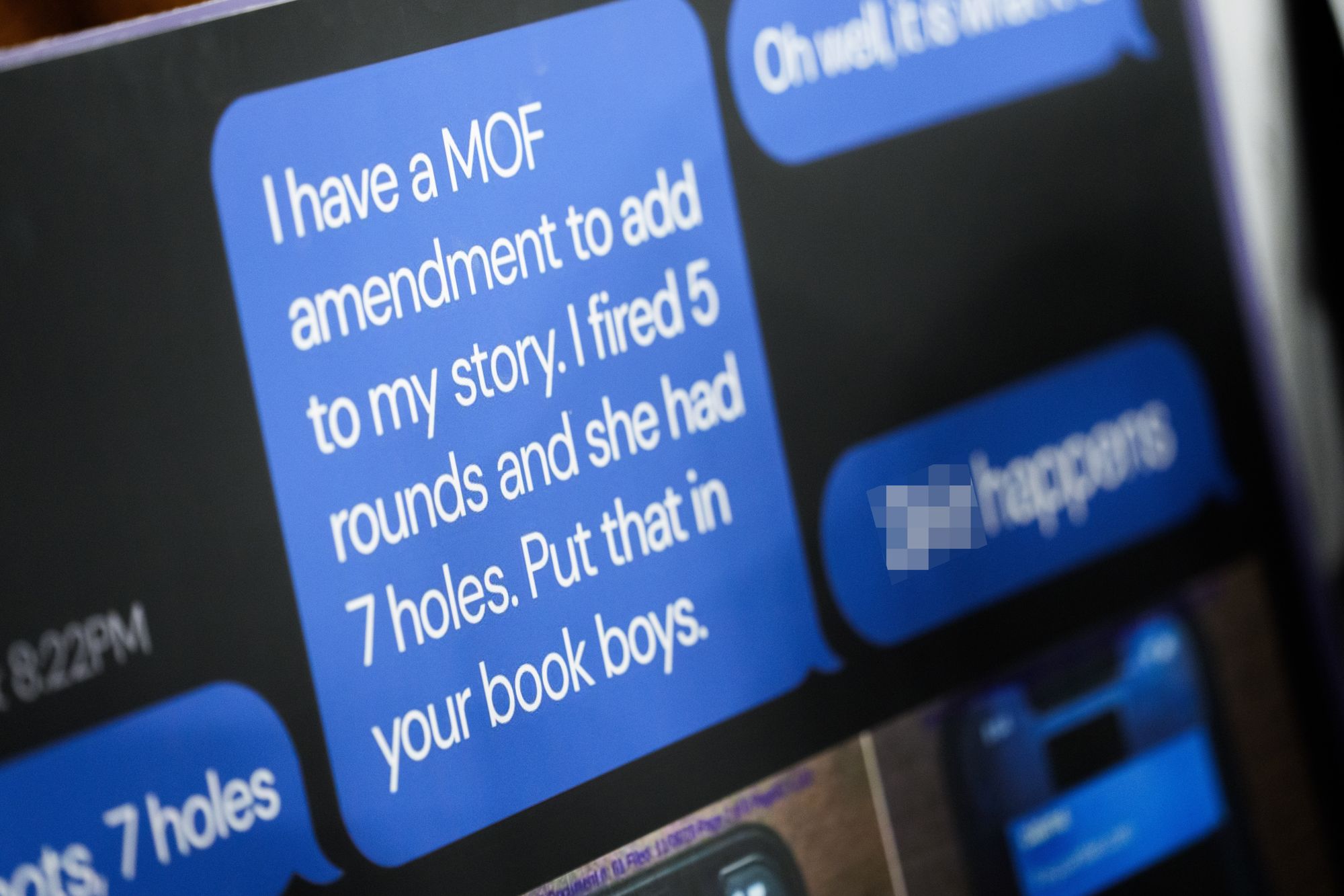 Text messages from Border Patrol officers released in connection with a case agains Marimar Martinez, who was shot five times in Chicago, show officers appearing to boast about the shooting