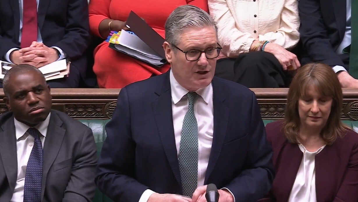 Sir Keir Starmer was grilled about Lord Doyle’s appointment during PMQs (House of Commons/UK Parliament)