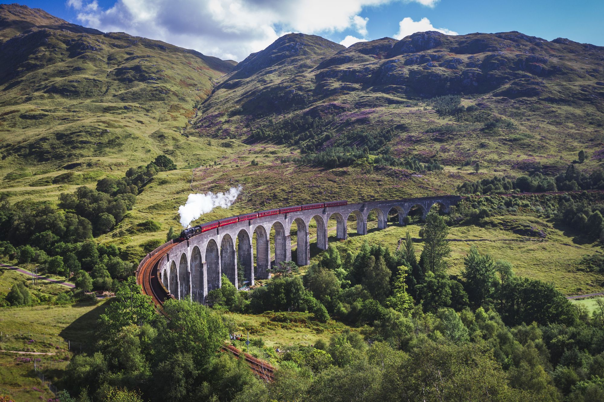 Glenfinnan Viaduct makes star appearances in four Harry Potter movies