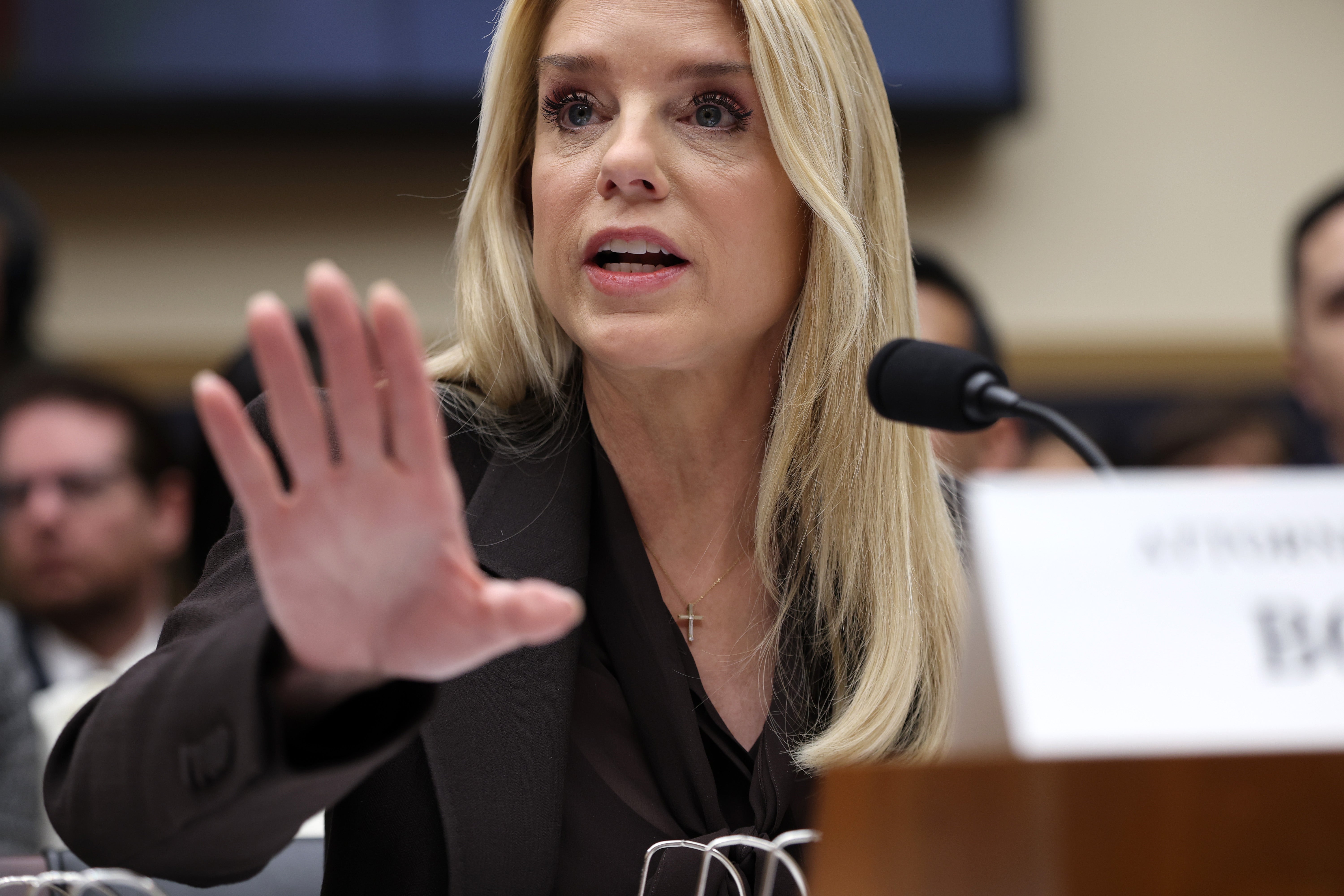 <p>Attorney General Pam Bondi testifies before the House Judiciary Committee about handling of the Epstein files</p>