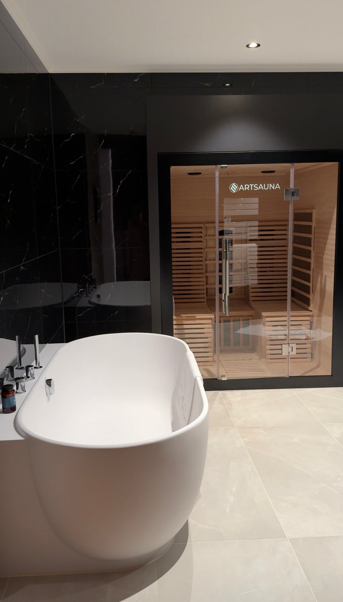 Buff Medical in Germany was fully equipped with multiple saunas for patients to use