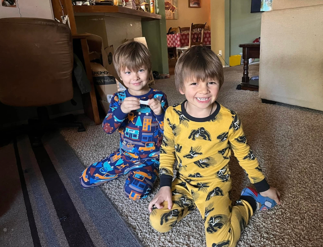 <p>A North Carolina mother described the heartbreaking moment she tried to save her twin sons from drowning. 'I was praying to God it was a toy,' she said</p>