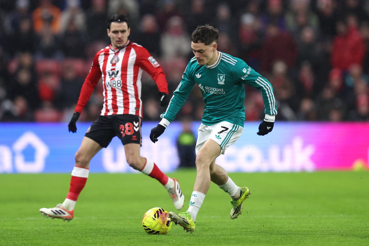 Sunderland vs Liverpool live: Reds face tough Premier League away test in pursuit of top-five rivals