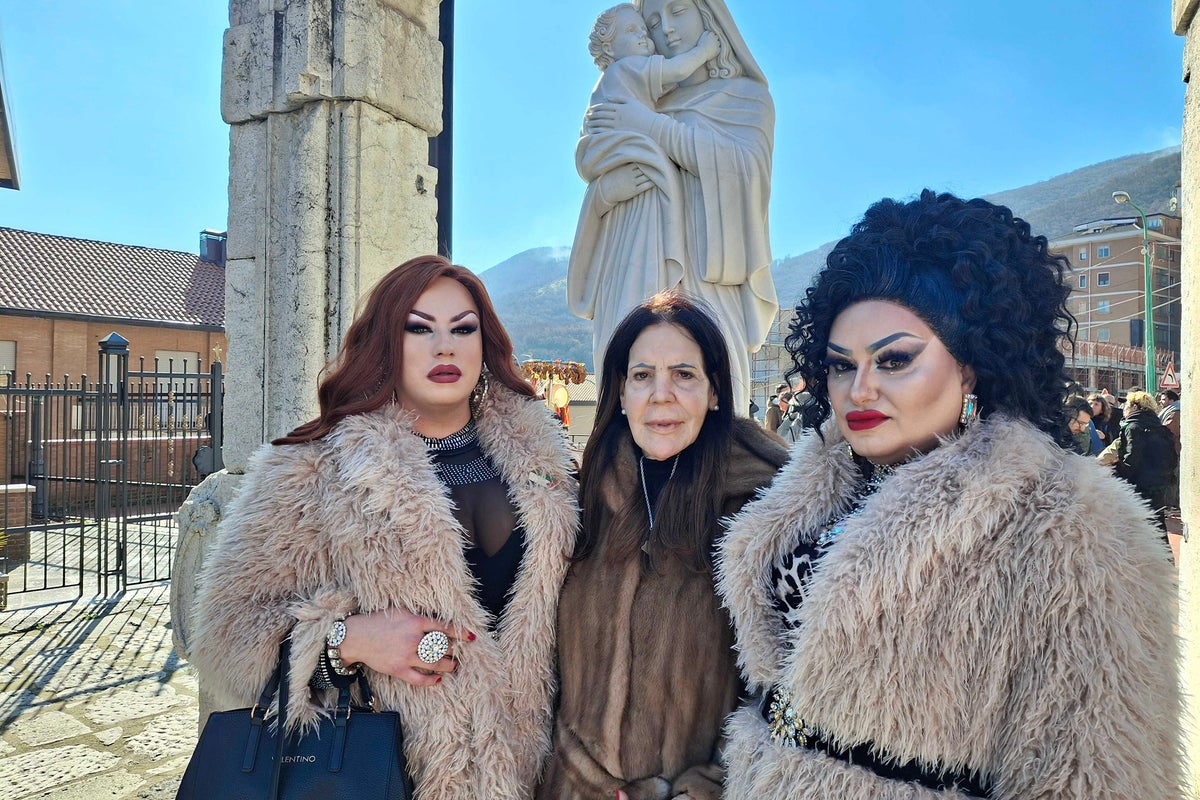 Catholic rituals blend with Neapolitan folklore in pilgrimage for queer community