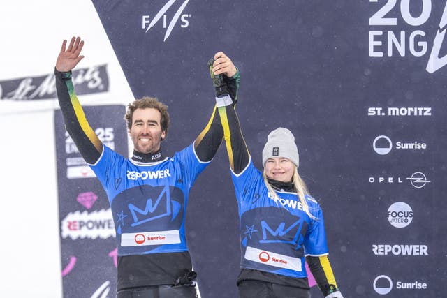 <p>Cameron Bolton of Team Australia wins the silver medal, Mia Clift of Team Australia wins the silver medal during the FIS Snowboard, Freestyle and Freeski World Championships Day 13 on March 29, 2025 in Engadin, Switzerland</p>