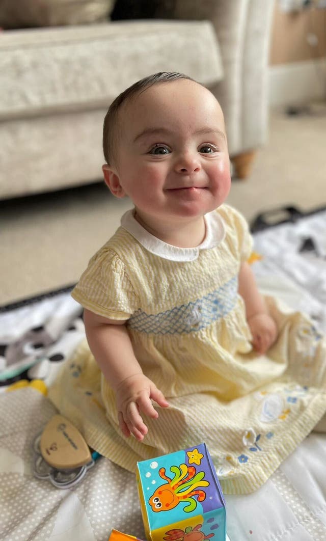 <p>Genevieve Meehan suffocated after a nursery worker swaddled her tightly and placed her face down on a beanbag </p>