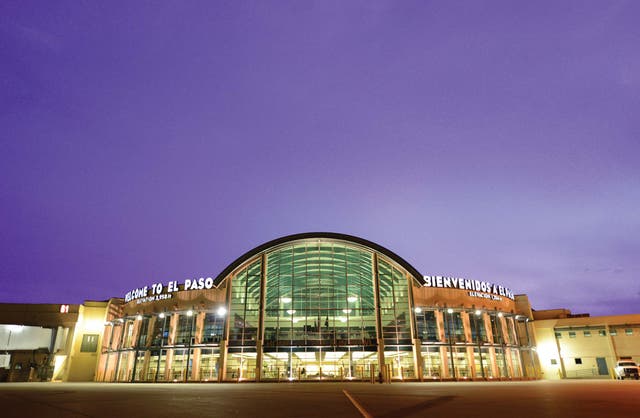 <p>Ground stop: El Paso airport on the Texas-Mexico border</p>