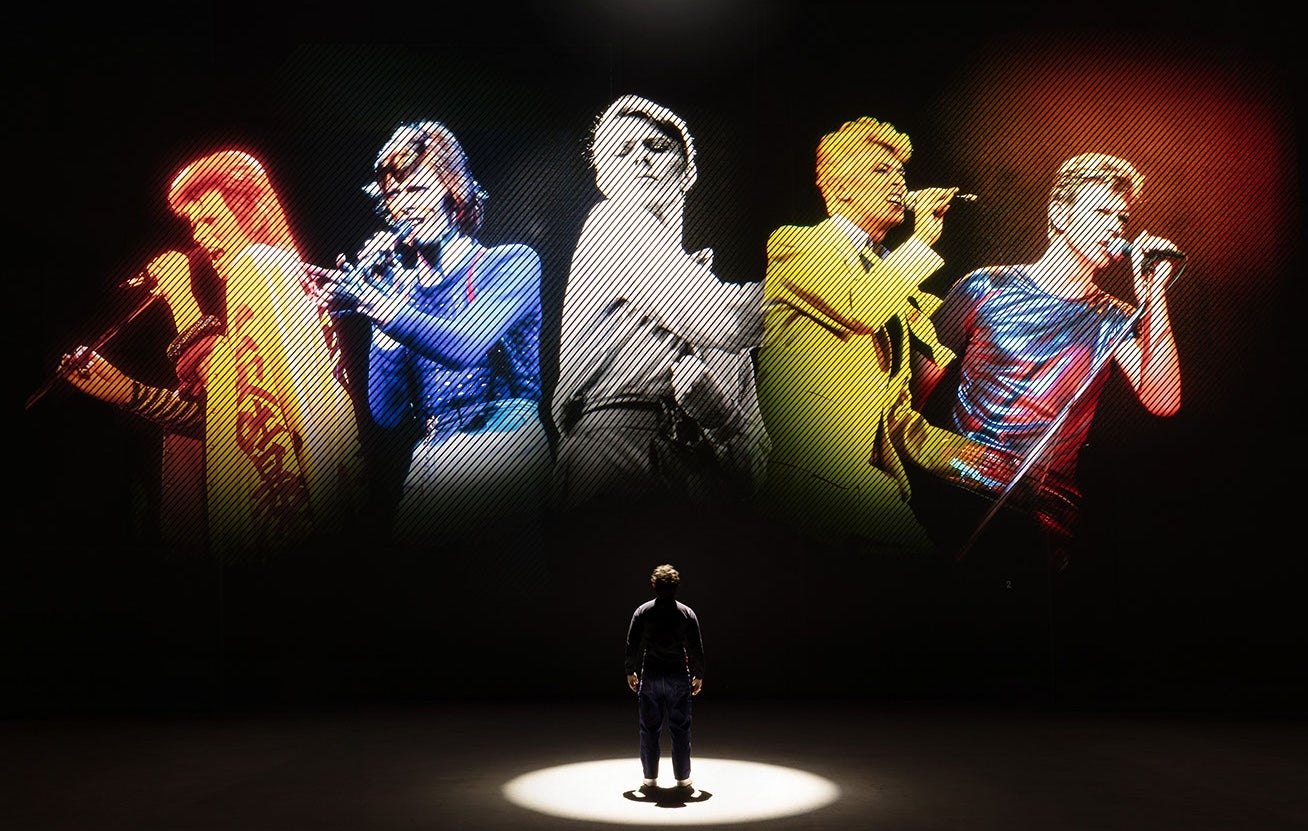 <p>A preview of Lightroom's immersive Bowie experience, 'You're Not Alone'</p>