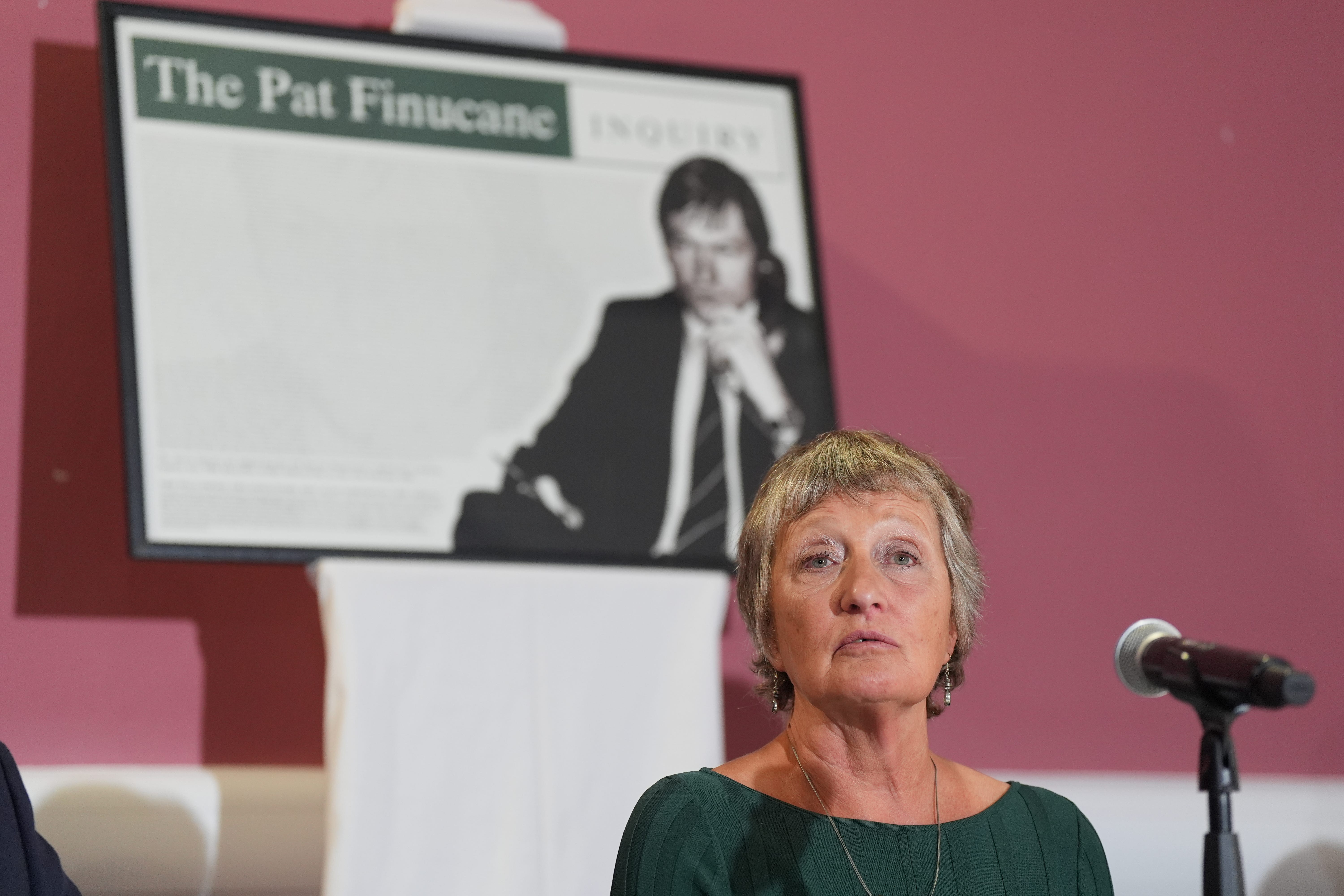 Geraldine Finucane, the widow of Belfast lawyer Pat Finucane, has questioned the rate of progress towards the opening of a public inquiry into his death (Niall Carson/PA)