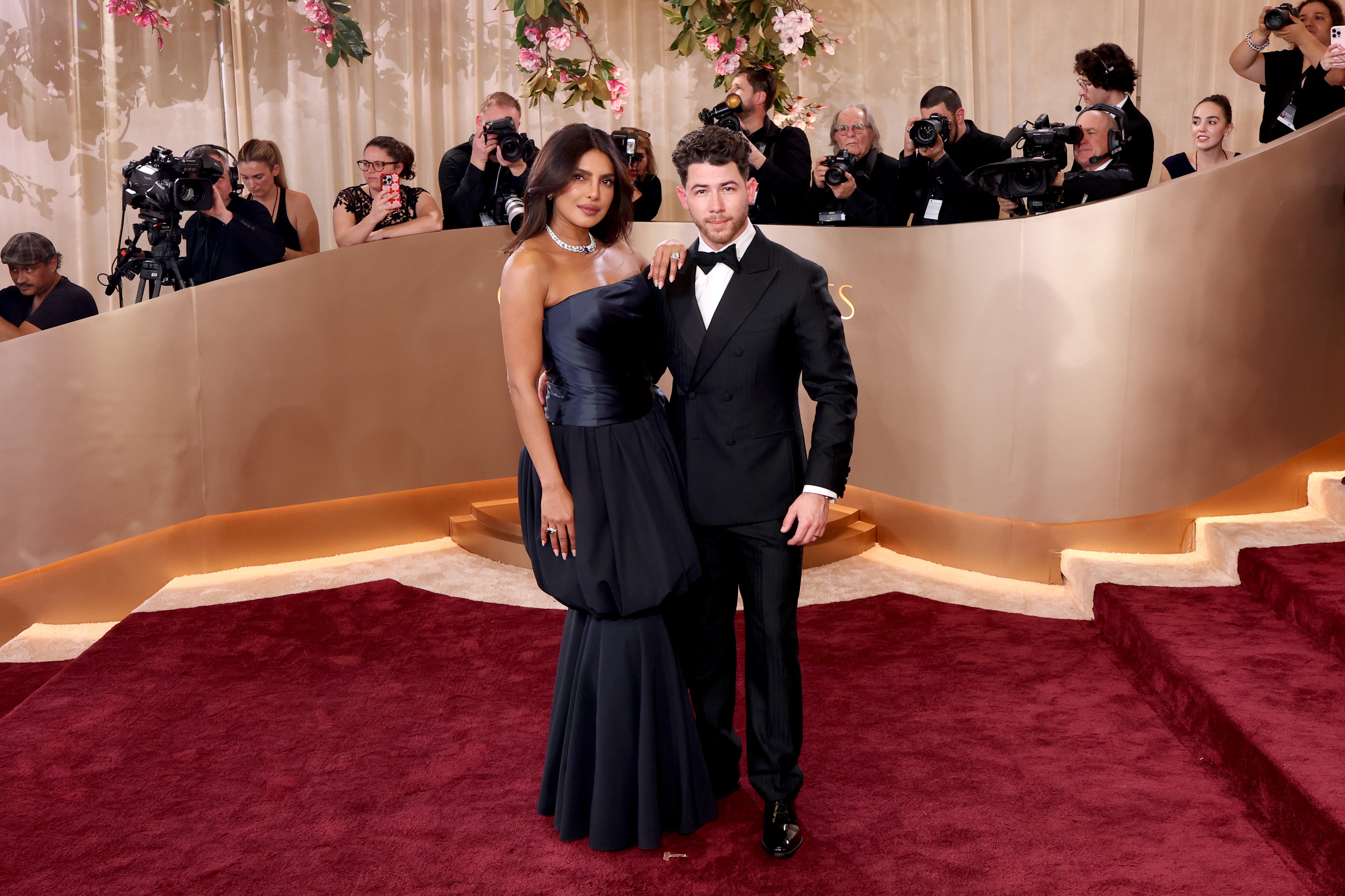 <p>Priyanka Chopra Jonas and Nick Jonas attend the 83rd Annual Golden Globe Awards</p>
