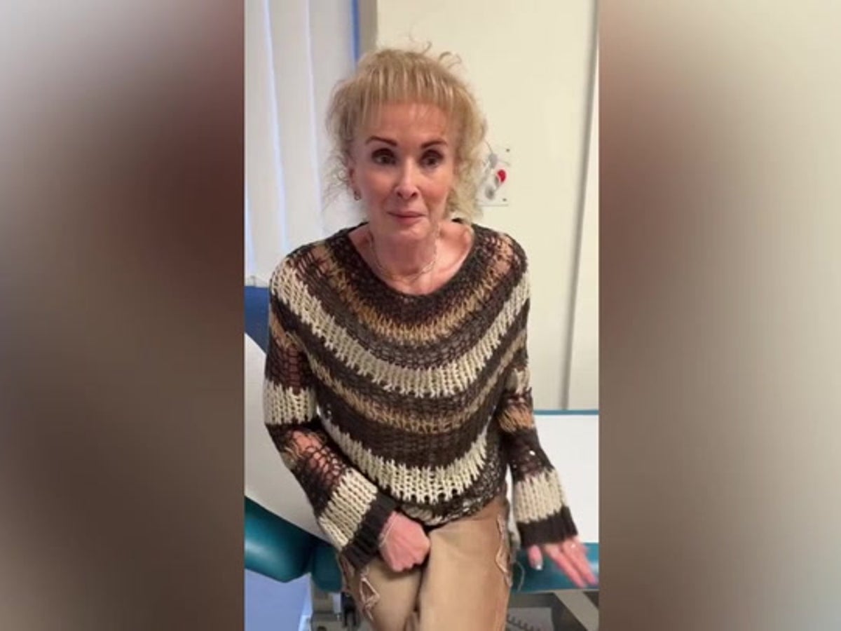 Beverley Callard shares health update from hospital