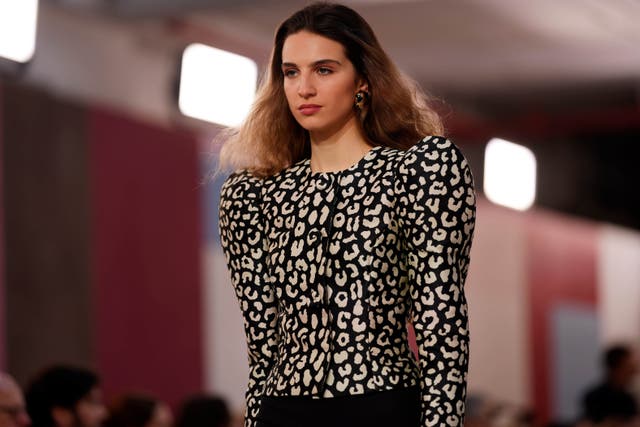 The 1980s reigned supreme on the Carolina Herrera runway (Charles Sykes/Invision/AP)