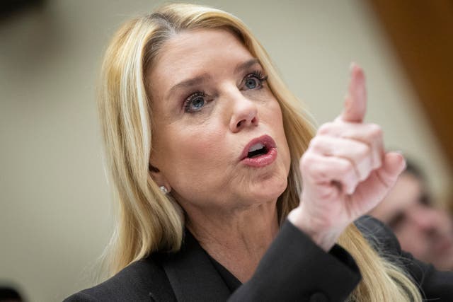 <p>Attorney General Pam Bondi saw her odds spike on Polymarket to be the first of President Donald Trump’s cabinet to be ousted after a combative testimony on the late convicted sex offender Jeffrey Epstein</p>