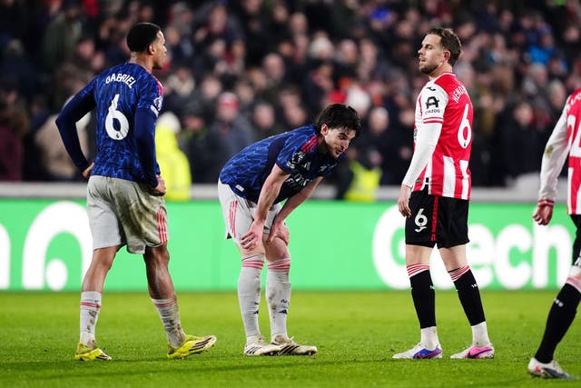 <p>Arsenal slipped up at the Gtech on Thursday evening</p>