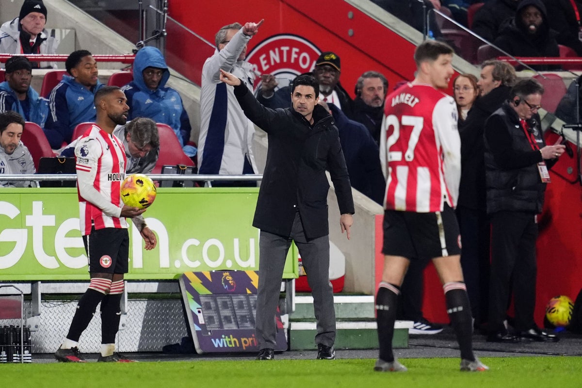 Arsenal boss Mikel Arteta says ‘chaos’ at Brentford could have been worse