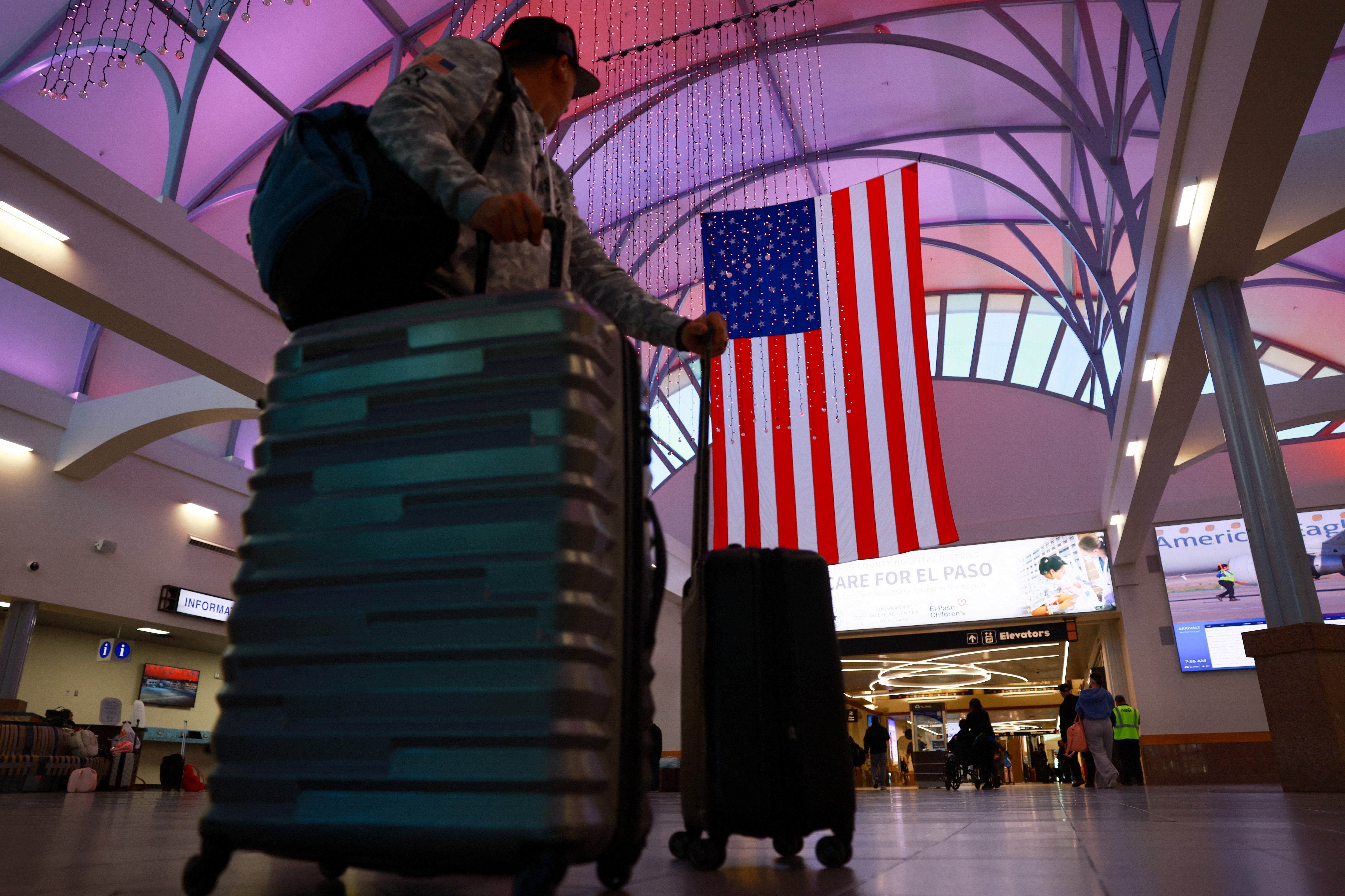 El Paso airport travelers were advised to get in contact with airlines for the ‘most up-to-date flight status information’