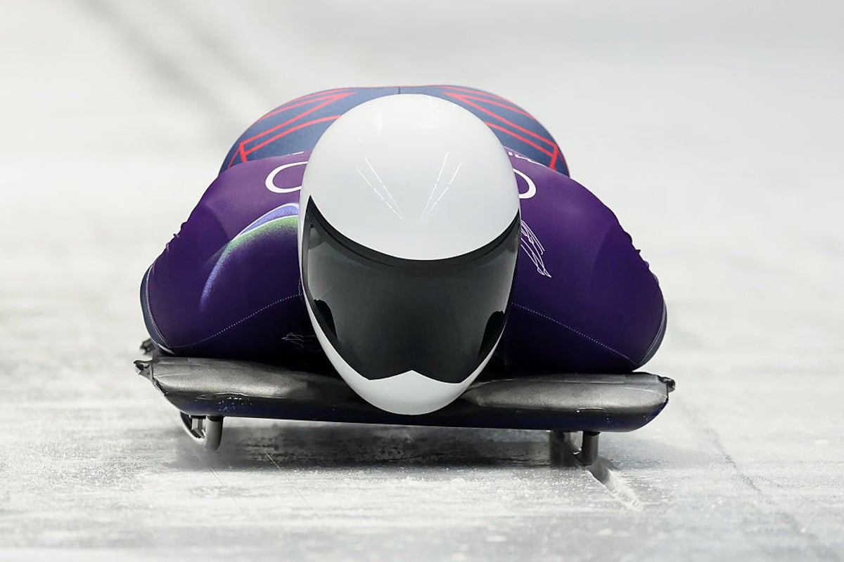 Team GB’s skeleton star Matt Weston sets fastest time as Olympic campaign begins