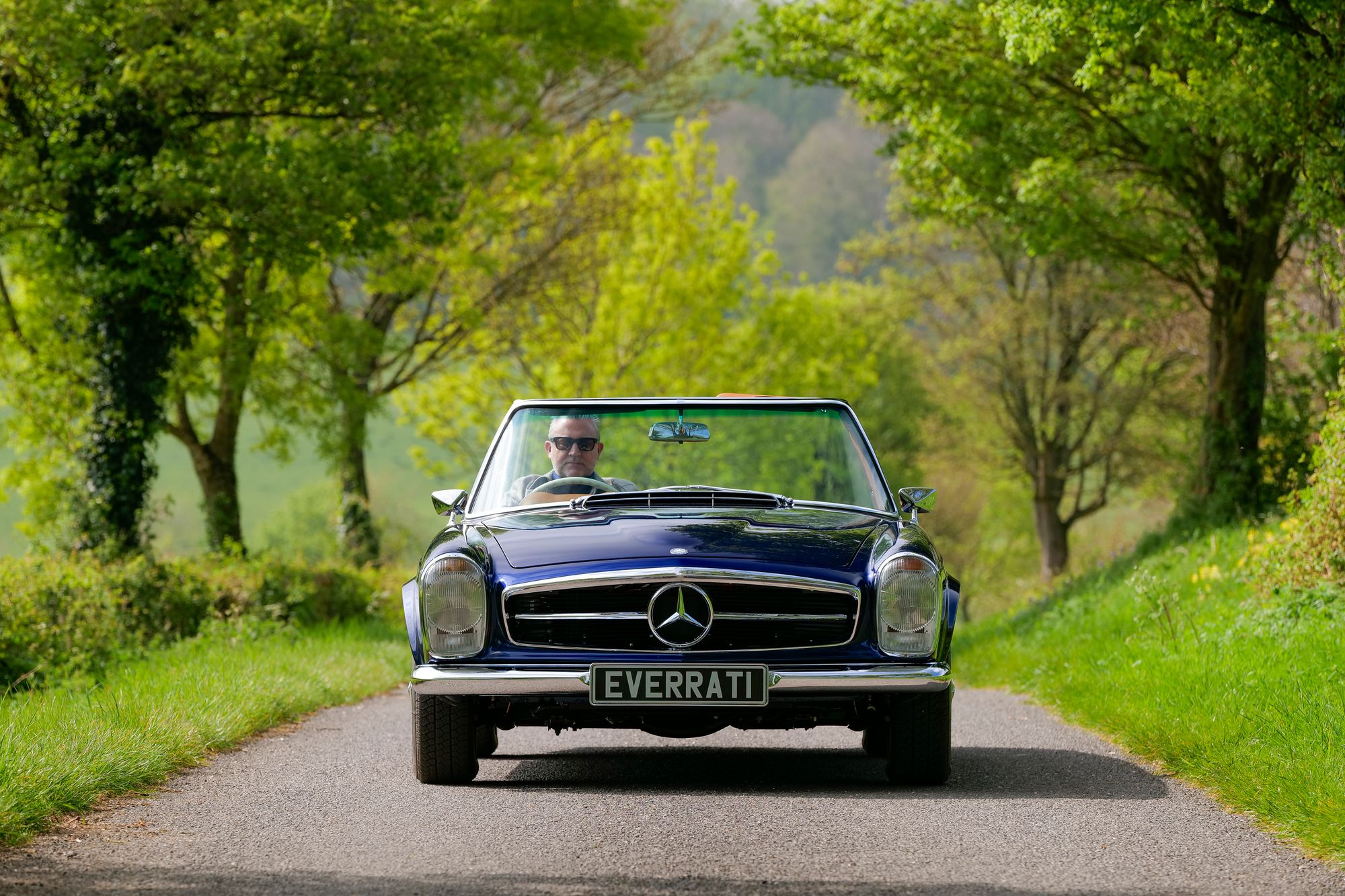 Mercedes' famous W113 'Pagoda' model has also come in for the Everrati electrification treatment