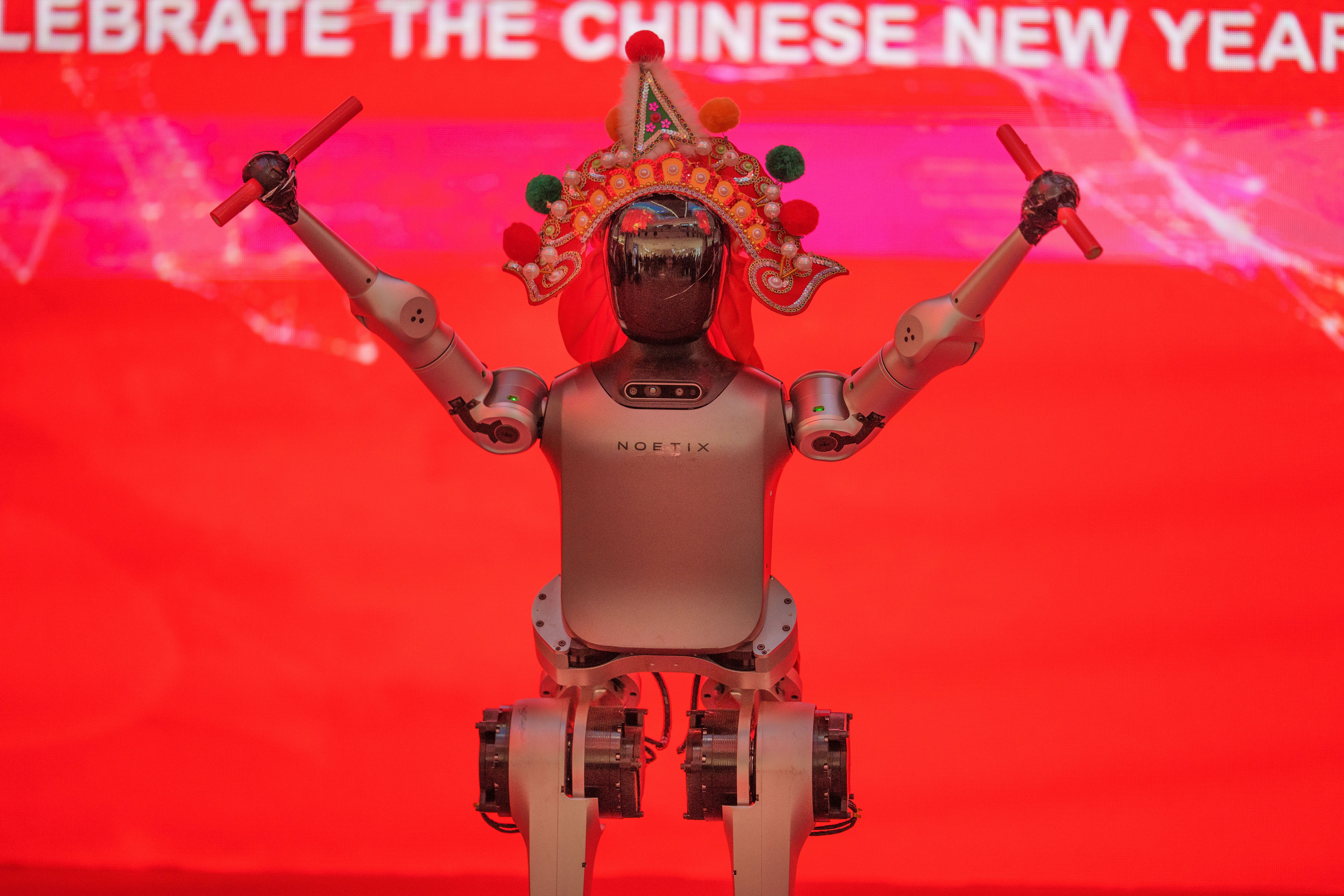 independent.co.uk - E. Eduardo Castillo - People - and robots - are getting ready to celebrate the Lunar New Year in China