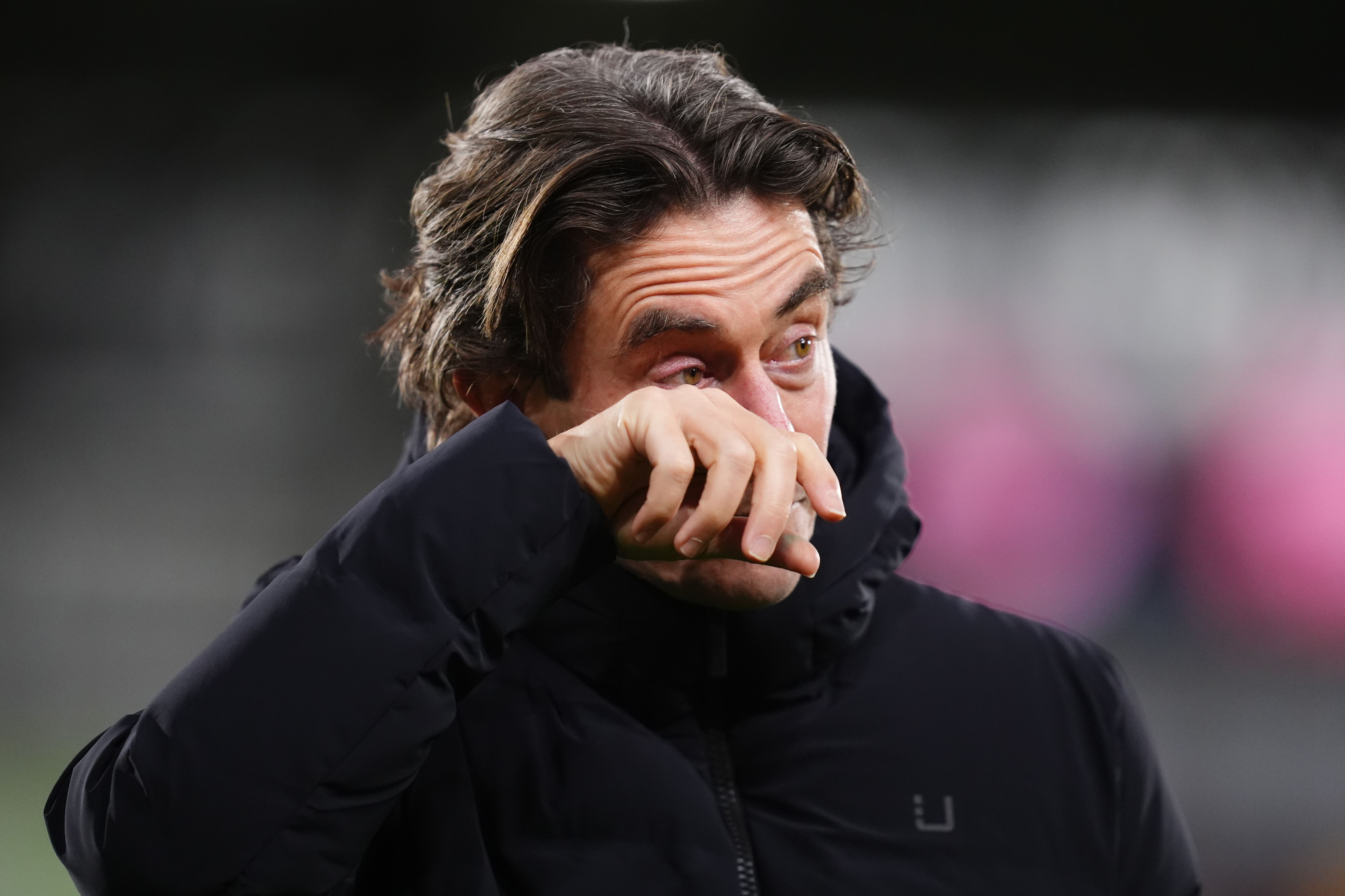 Some Spurs fans feel Thomas Frank should have been sacked sooner (John Walton/PA)