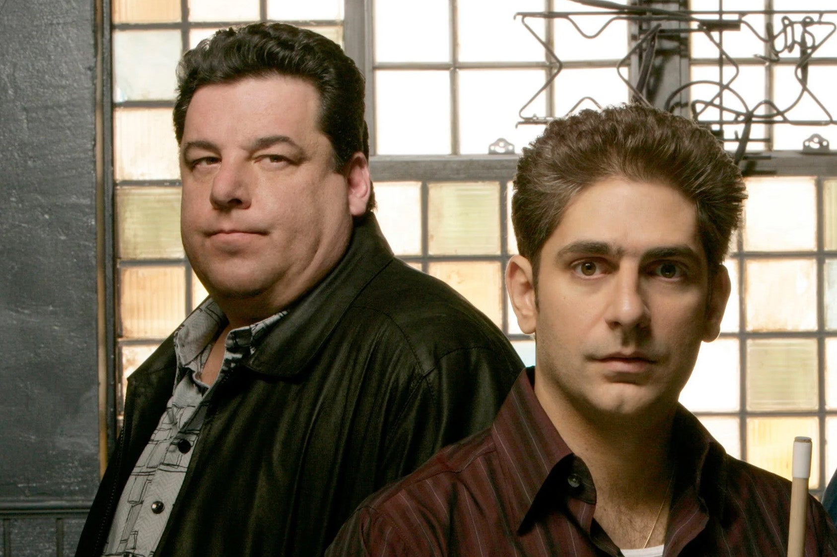 Schirripa e Imperioli nei panni di Bobby Bacala e Christopher Moltisanti in 'I Soprano'