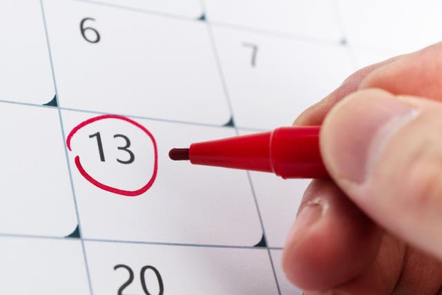 <p>The first Friday the 13th of 2026 has arrived</p>