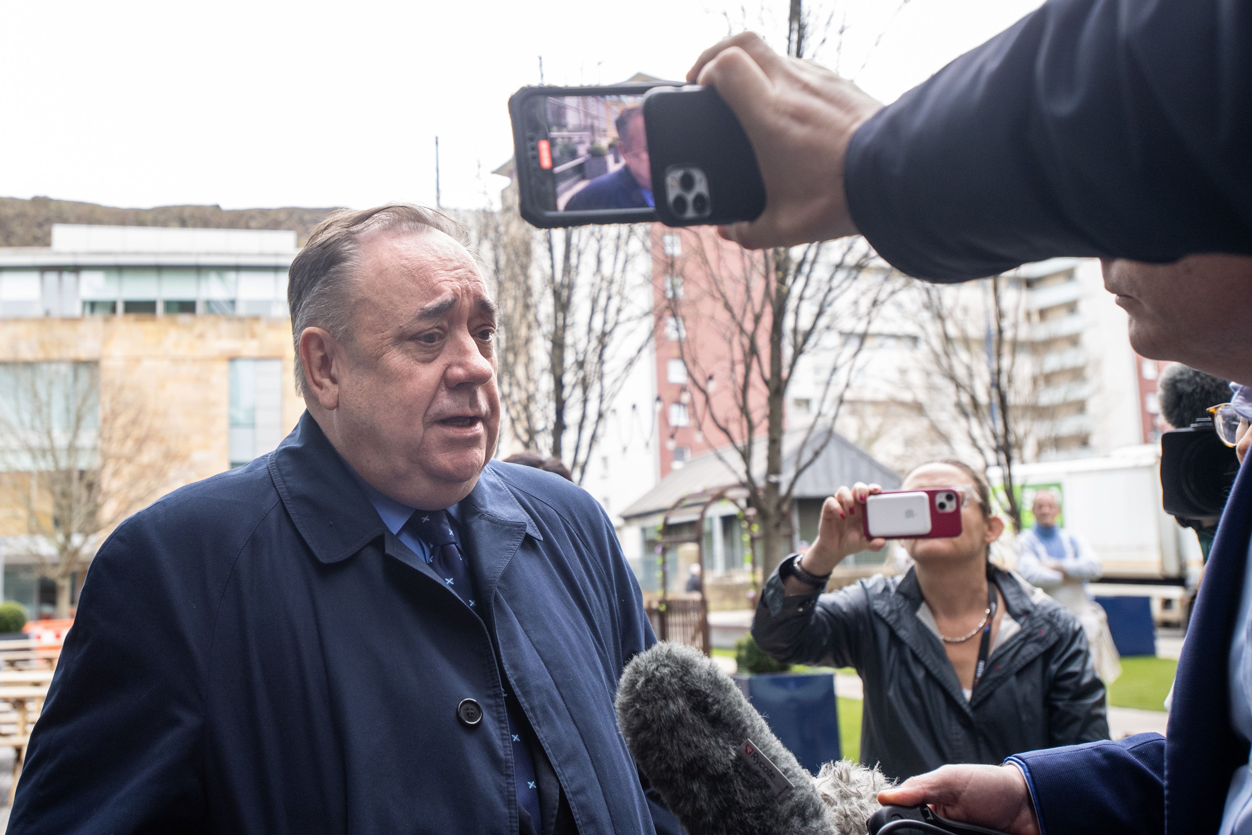 Alex Salmond died in 2024, before the case went before a judge (Lesley Martin/PA)