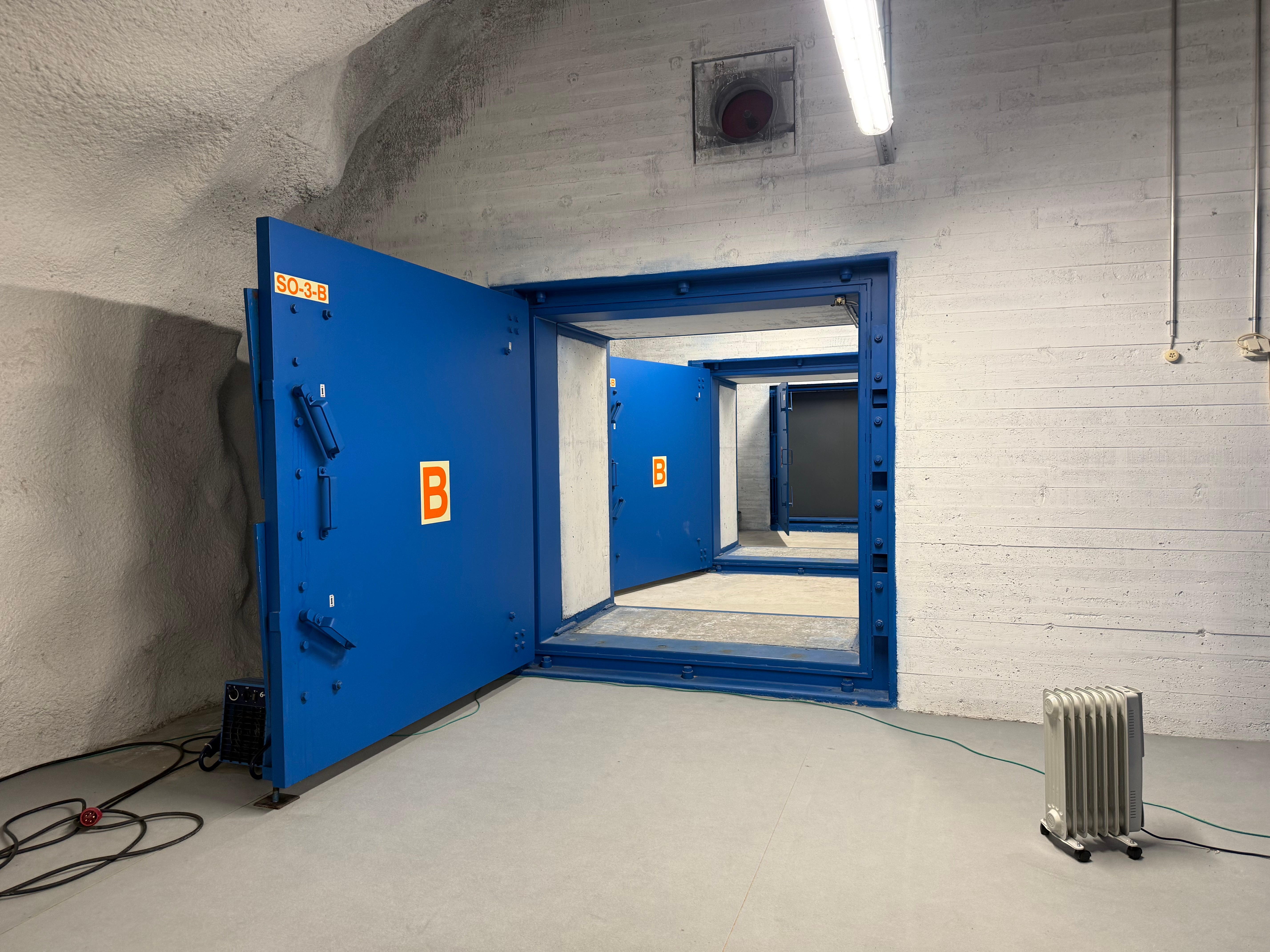 O abrigo Merihaka, no centro de Helsinque, foi construído para abrigar milhares de pessoas