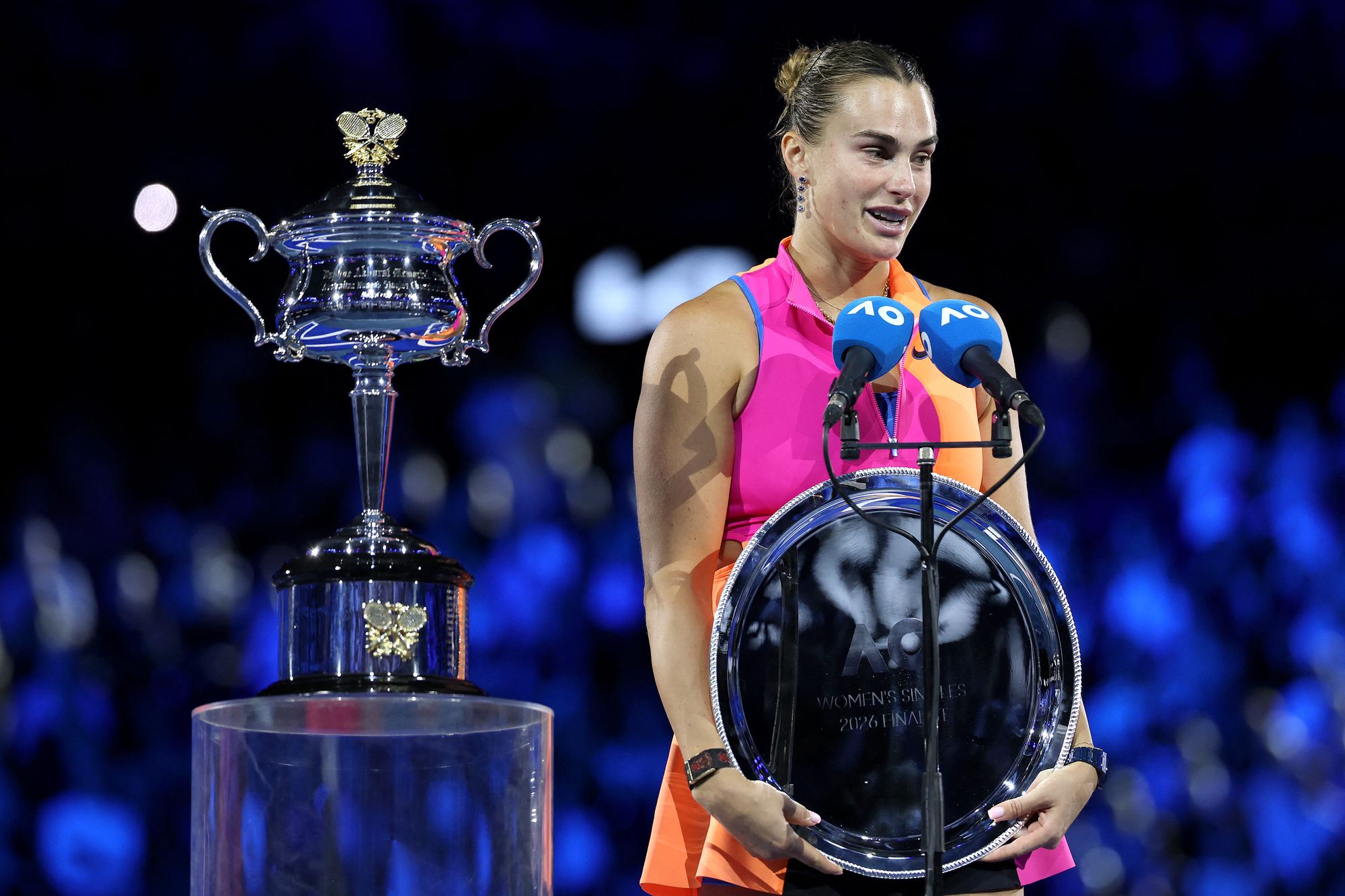 <p>Aryna Sabalenka has not played since losing the Australian Open final to Elena Rybakina </p>