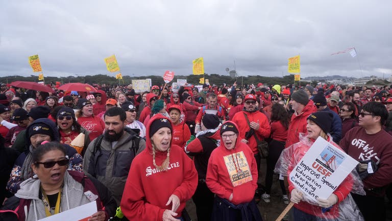 San Francisco teachers, district reach deal after first strike in ...