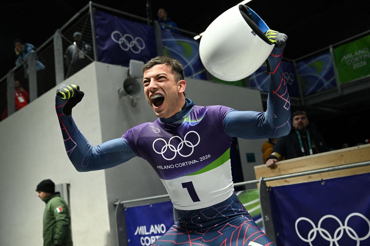 Matt Weston breaks skeleton track record twice as he pursues Olympic gold