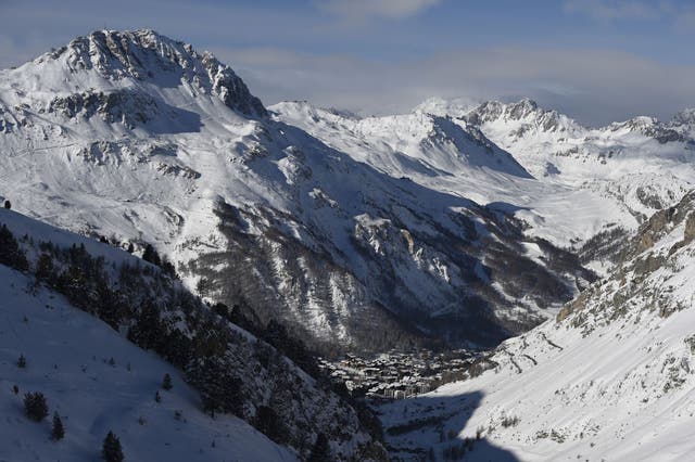 <p>The skiers were caught in an avalanche at France’s Val d’Isere resort Friday</p>