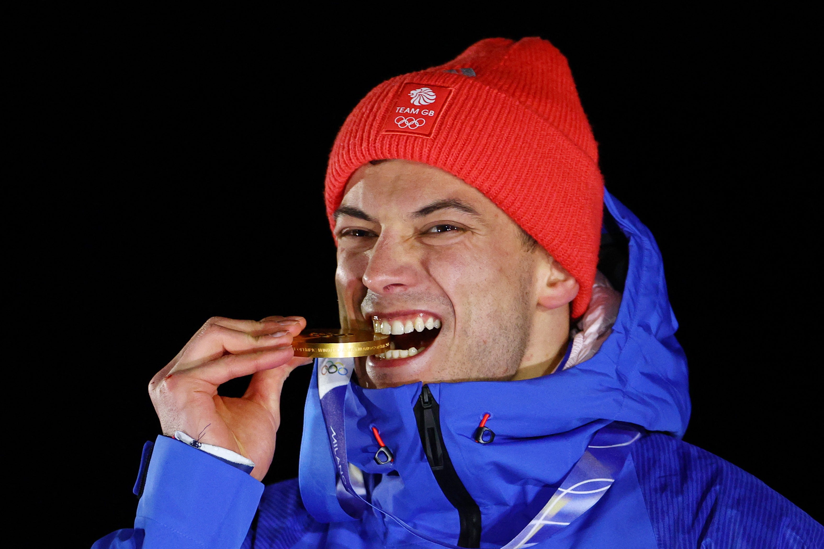 Matt Weston is the first medallist of this year's Games for Team GB