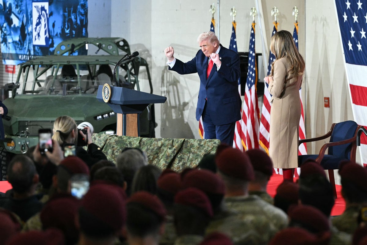 Trump makes bold claim at Fort Bragg as he honors soldiers who captured Maduro