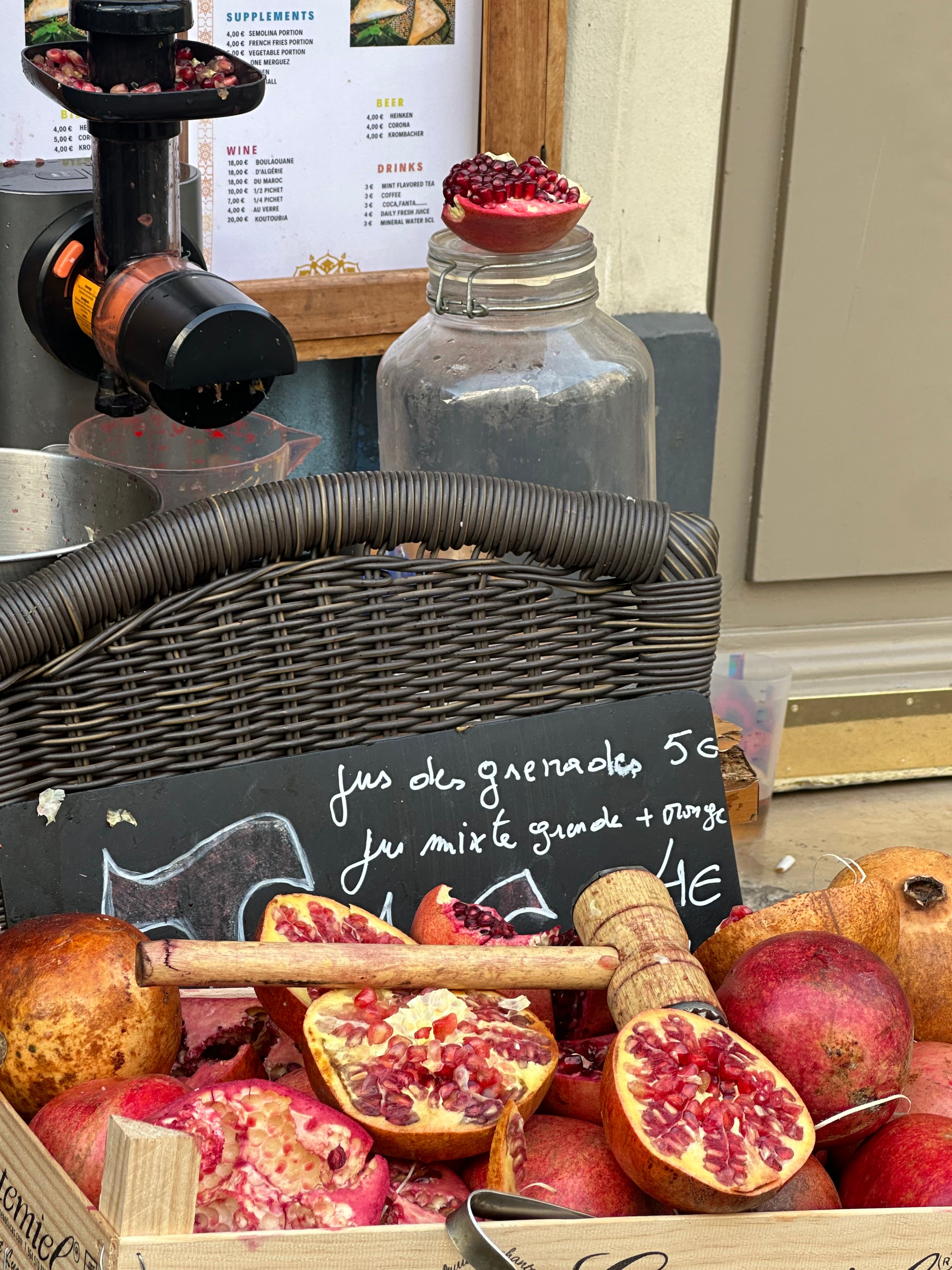 The sweetest thing: Pomegranate juice from Le Petite Bleu