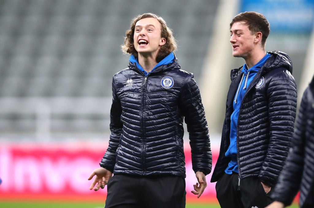 Matheson at St James's Park ahead of Rochdale's clash with Newcastle