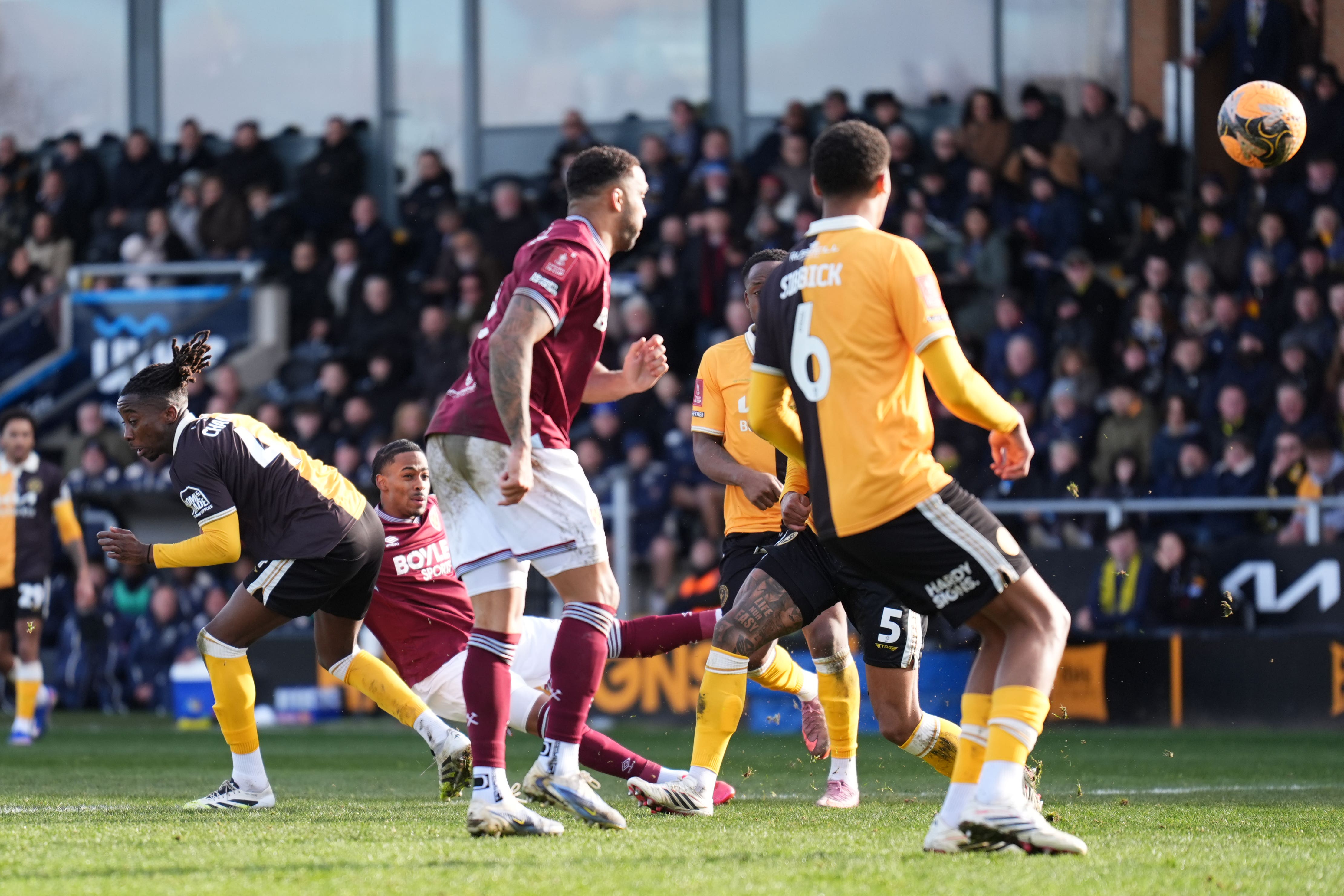 Crysencio Summerville’s extra-time strike sent West Ham through (Mike Egerton/PA)