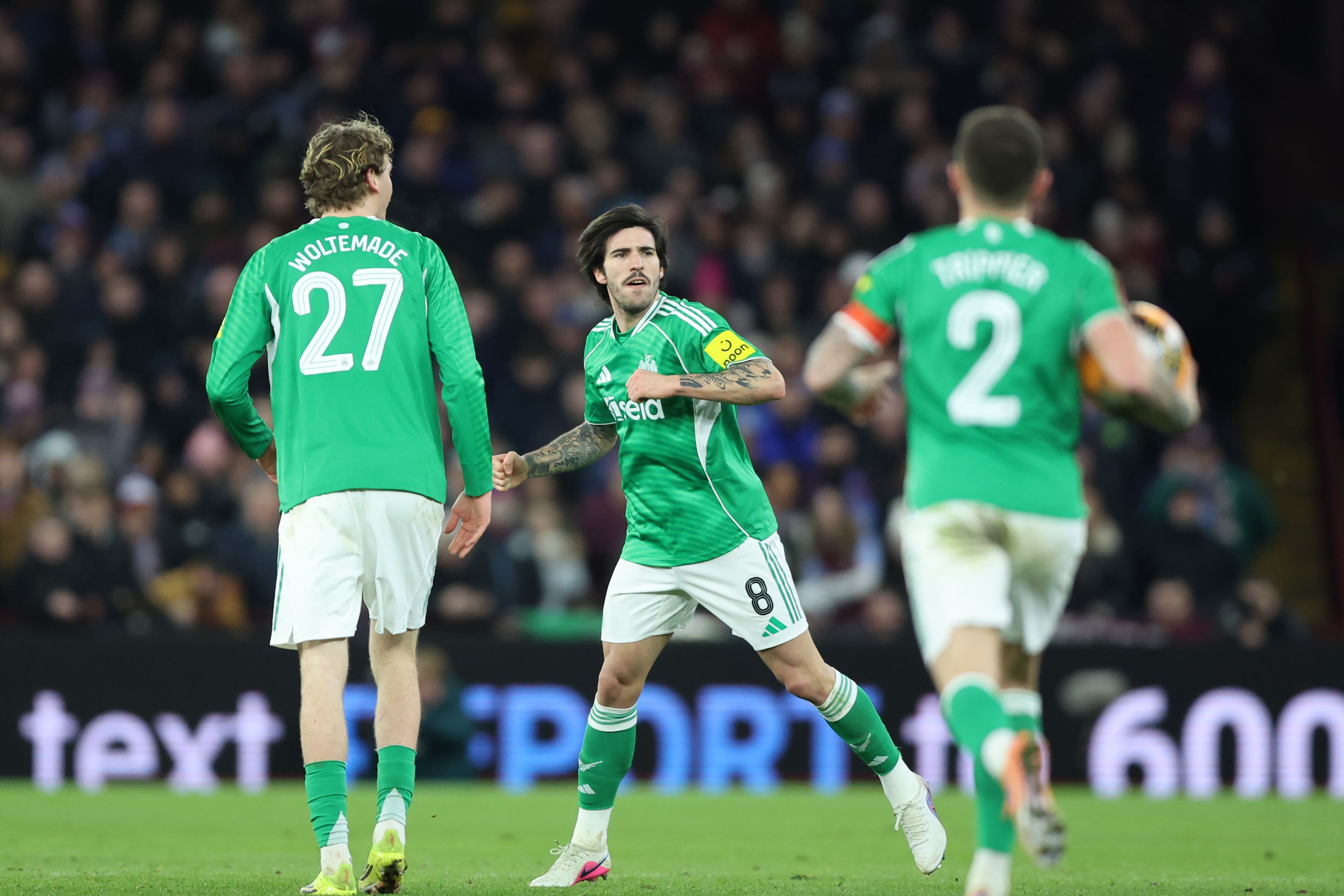 Sandro Tonali starred for Newcastle (Nigel French/PA)