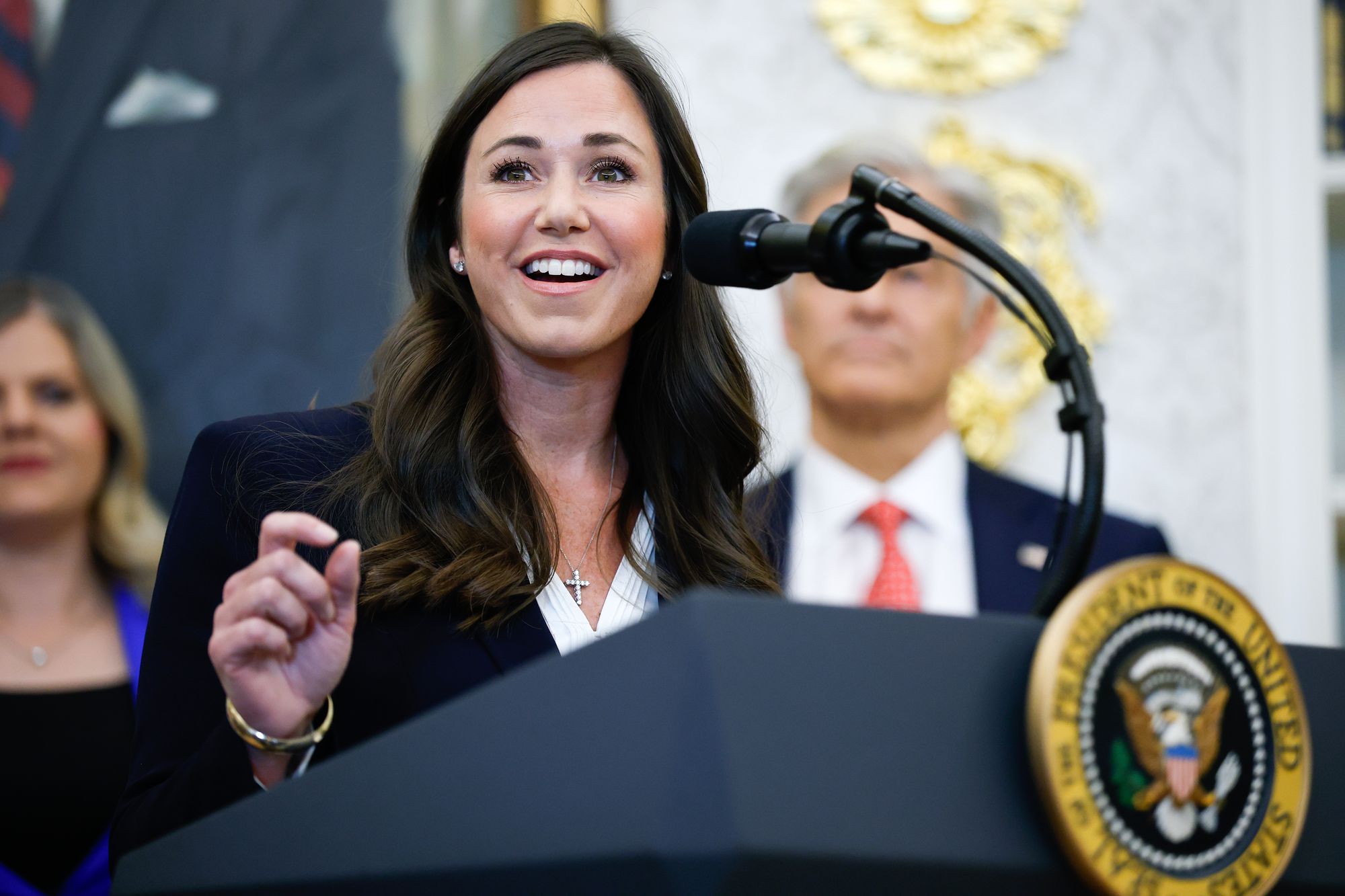 Trump rebuked Scott and Senator Katie Britt for pushing back against the post