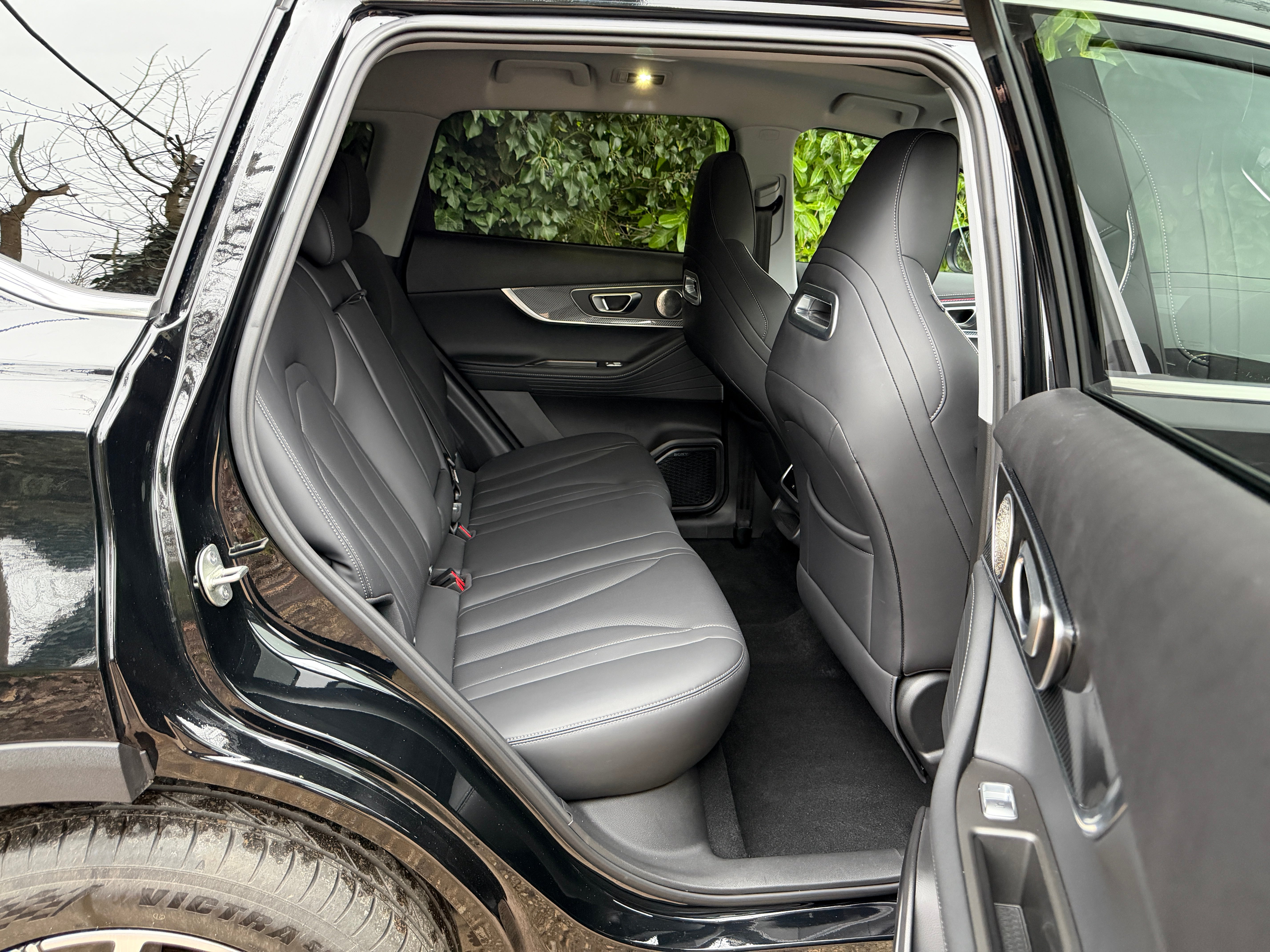 There's decent space in the rear seats of the Chery Tiggo 7