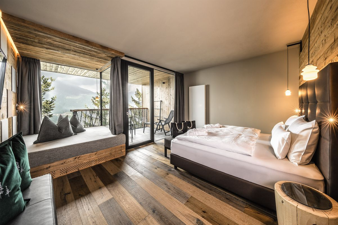 All of the 104 rooms boast mountain views