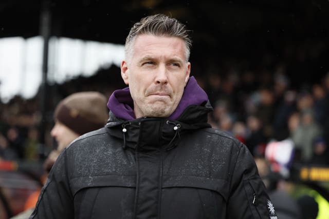 Wolves manager Rob Edwards ahead of the 1-0 FA Cup win at Grimsby (Richard Sellers/PA).